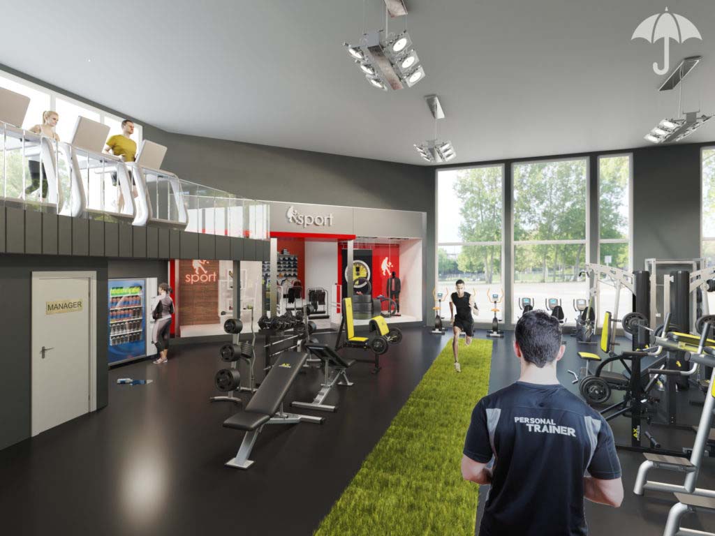 Clickable Coverage Fitness Center
